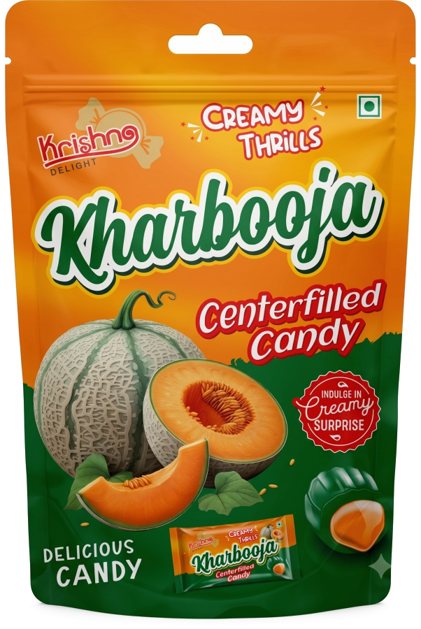 Fresh Kharbooja Candy 100 Pcs - Candy & Jelly