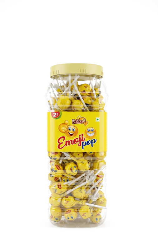 Emoji Pop Jar - Lollipops