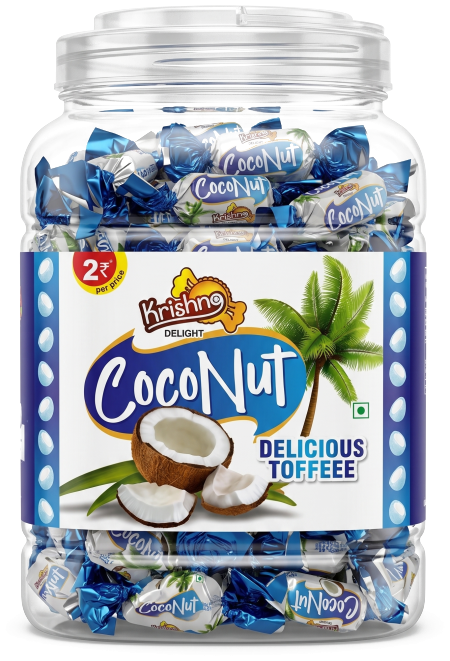 Coconut Toffee Jar (2 Rs) - Toffees