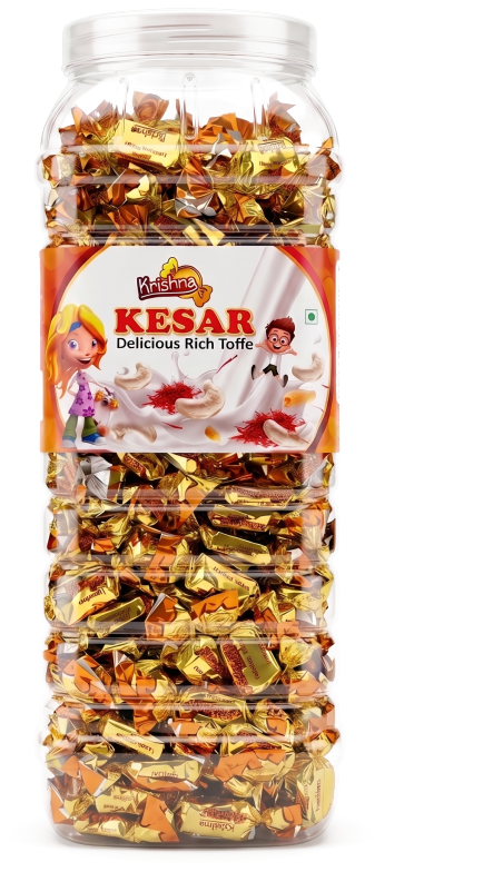 Kesar Toffee Jar - Toffees