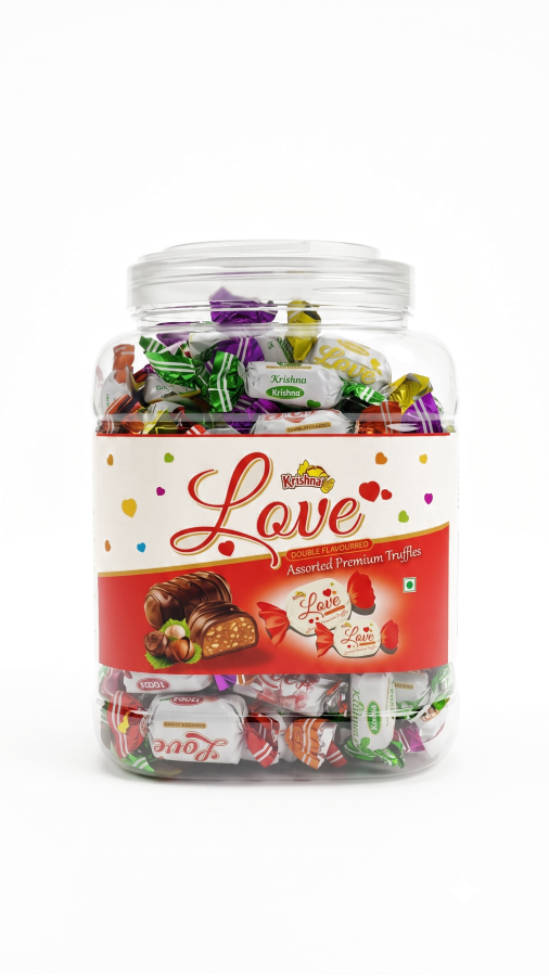 Love Truffle Jar - Toffees